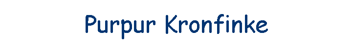 Purpur Kronfinke