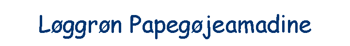 L�ggr�n Papeg�jeamadine