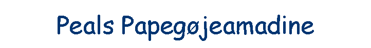 Peals Papeg�jeamadine